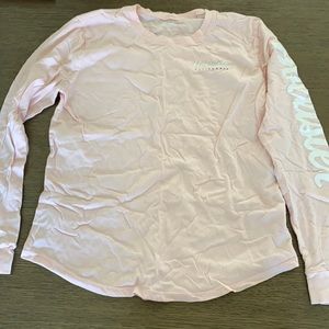 patterned Hollister long sleeve Pink